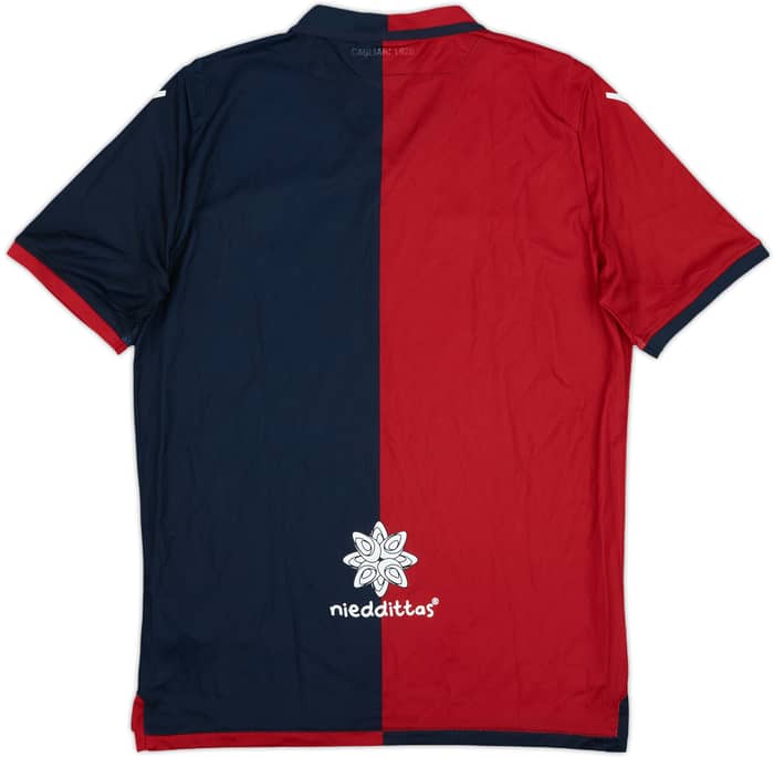 2018-19 Cagliari Home Shirt - 8/10 - (XL.Boys)