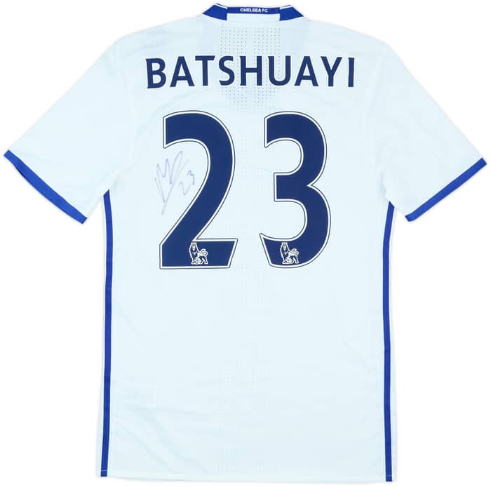 2016-17 Chelsea Player Issue Signed Third Shirt Batshuayi #23
