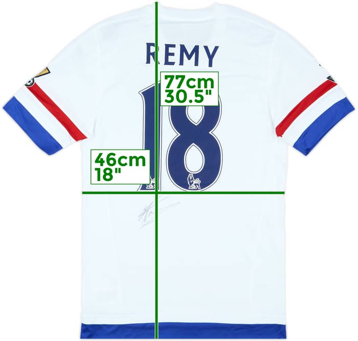 2015-16 Chelsea Player Issue Signed Away Shirt Remy #18