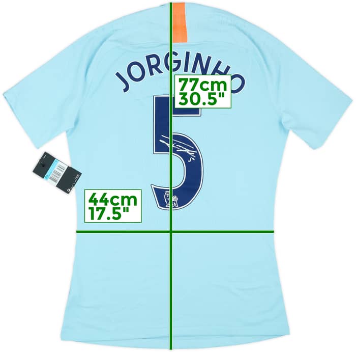 2018-19 Chelsea Player Issue Signed Third Shirt Jorginho #5