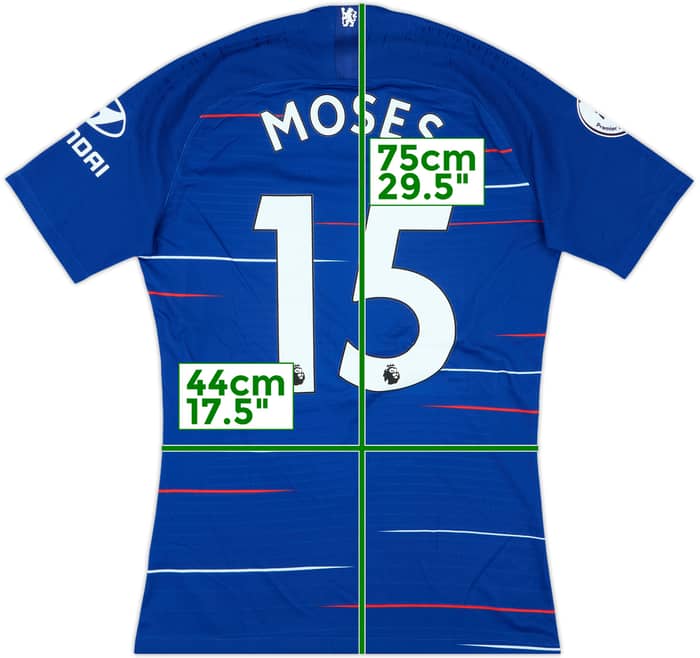2018-19 Chelsea Match Issue Home Shirt Moses #15