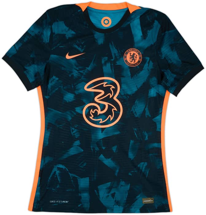 2021-22 Chelsea Player Issue Signed Third Shirt Chilwell #21 - 8/10 - (M)