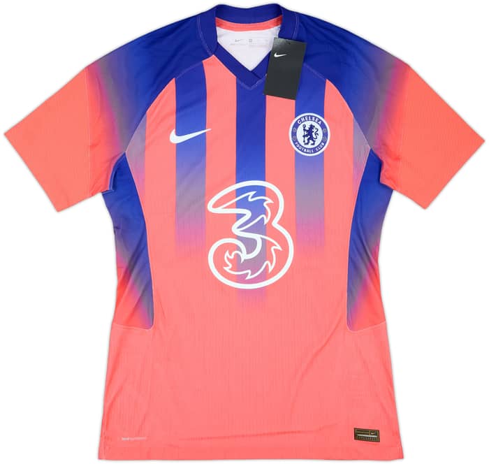 2020-21 Chelsea Player Issue Signed Third Shirt Ziyech #22