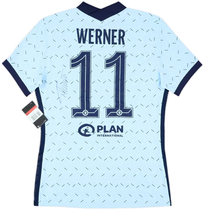 2020-21 Chelsea Player Issue Signed Away Shirt Werner #11