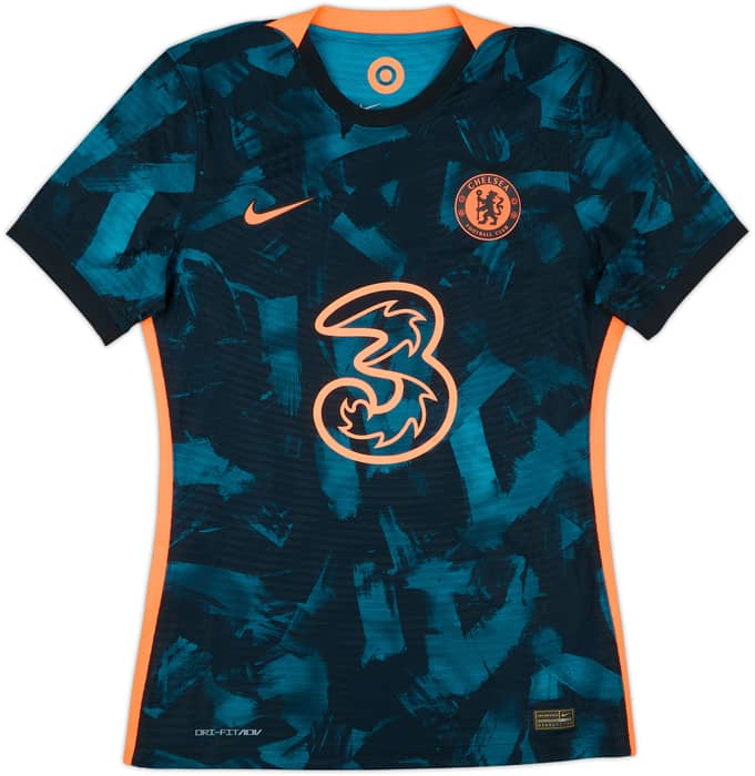 2021-22 Chelsea Player Issue Signed Third Shirt Kante #7 - 9/10 - (M)