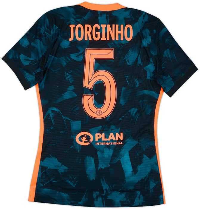 2021-22 Chelsea Player Issue Third Shirt Jorginho #5