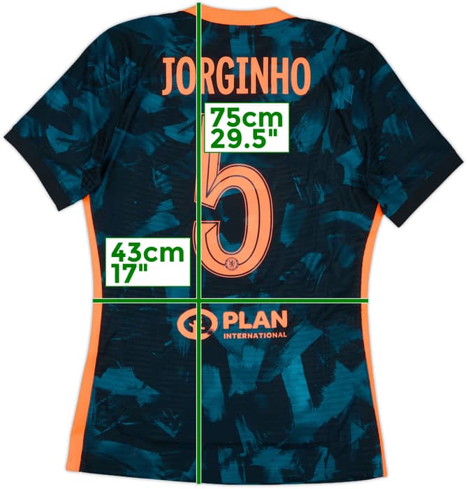 2021-22 Chelsea Player Issue Third Shirt Jorginho #5