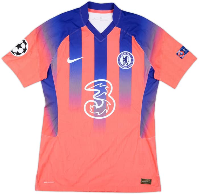 2020-21 Chelsea Match Issue Champions League Third Shirt Tomori #14