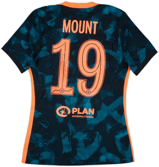 2021-22 Chelsea Player Issue Signed Third Shirt Mount #19