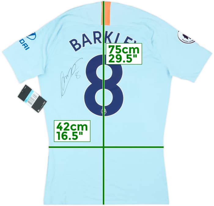 2018-19 Chelsea Player Issue Signed Third Shirt Barkley #8