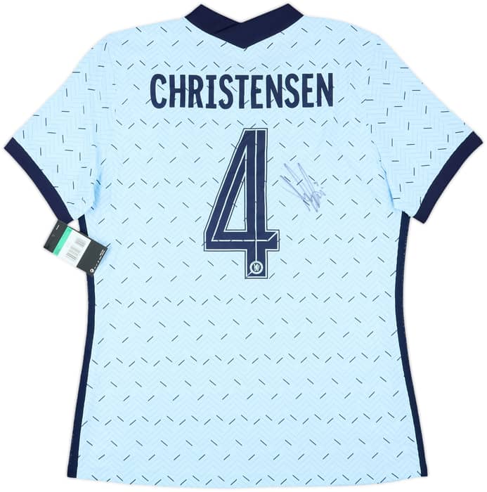 2020-21 Chelsea Player Issue Signed Away Shirt Christensen #4