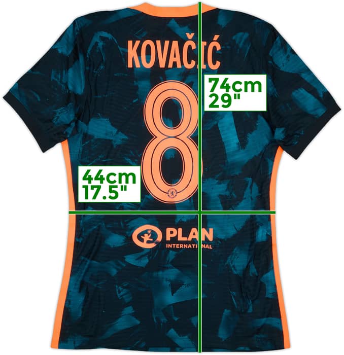 2021-22 Chelsea Player Issue Third Shirt Kovacic #8