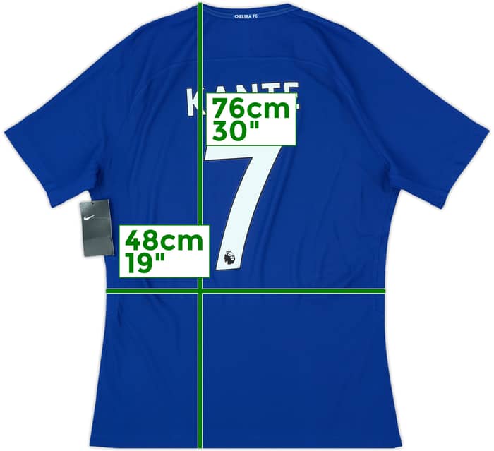2017-18 Chelsea Player Issue Home Shirt Kante #7 (L)