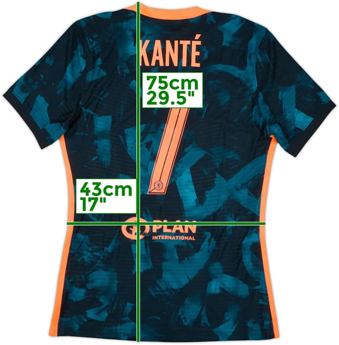 2021-22 Chelsea Player Issue Third Shirt Kante #7