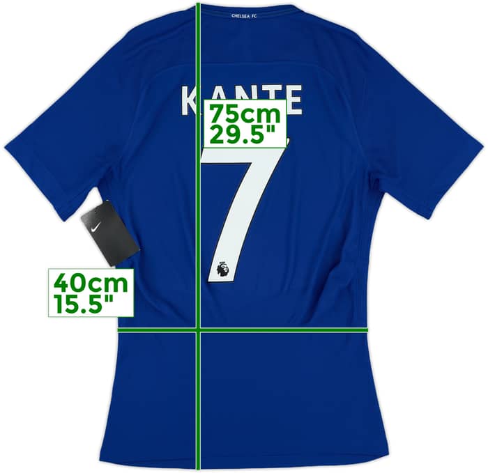 2017-18 Chelsea Player Issue Home Shirt Kante #7 (S)