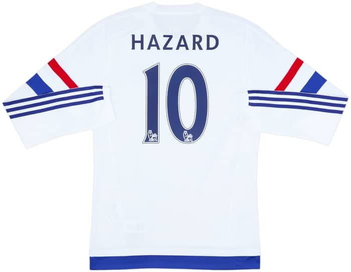 2015-16 Chelsea Player Issue Sample Away L/S Shirt Hazard #10 - 7/10 - (M)