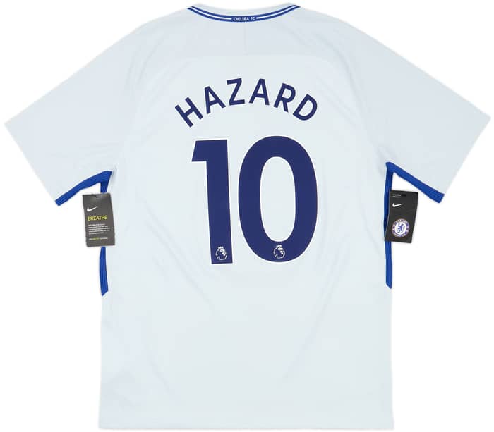 2017-18 Chelsea Away Shirt Hazard #10 (L)