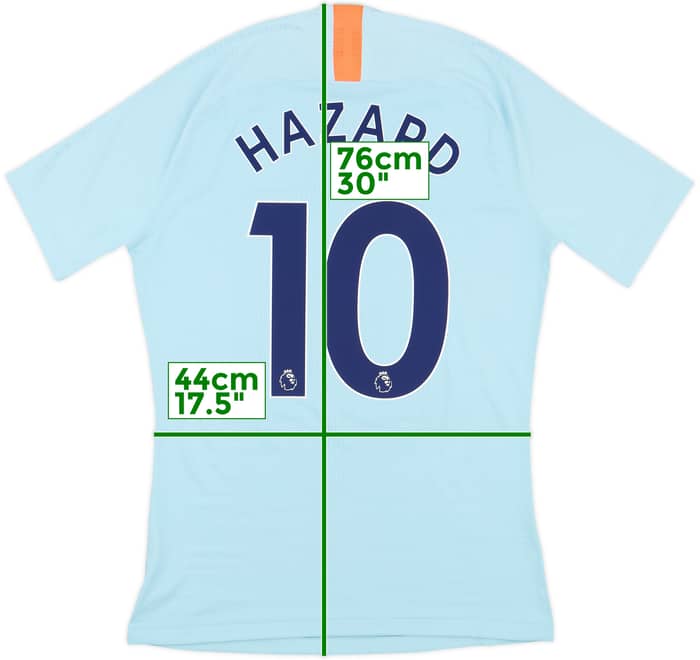 2018-19 Chelsea Authentic Third Shirt Hazard #10 (M)