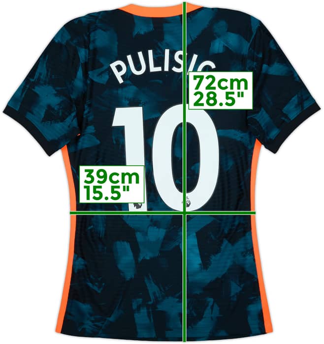 2021-22 Chelsea Player Issue Third Shirt Pulisic #10 - 10/10 - (S)