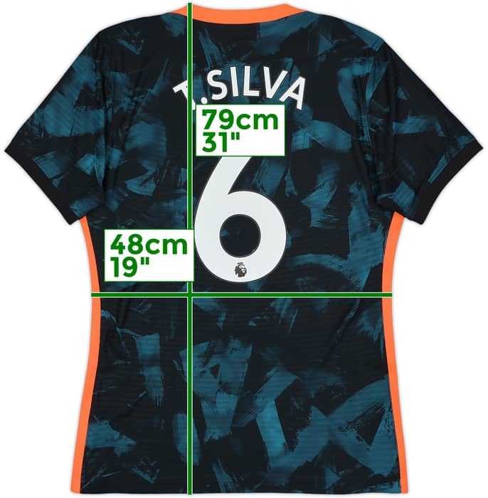 2021-22 Chelsea Authentic Third Shirt T.Silva #6 - 10/10 - (L)