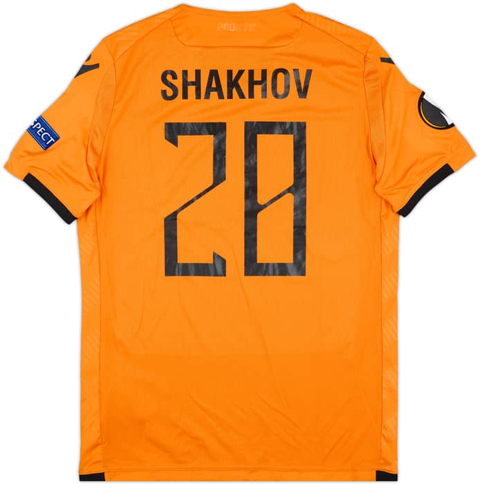 2018-19 PAOK Match Issue Europa League Third Shirt Shakhov #28