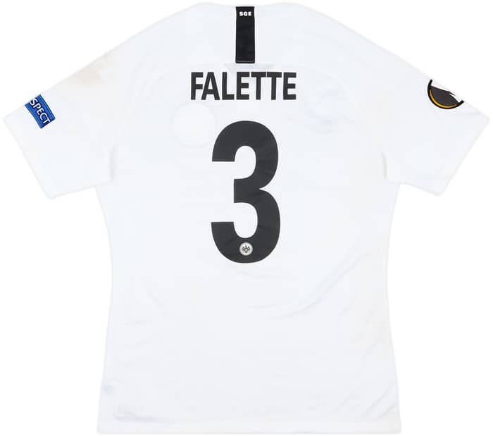 2018-19 Eintracht Frankfurt Match Worn Europa League Away Shirt Falette #3
