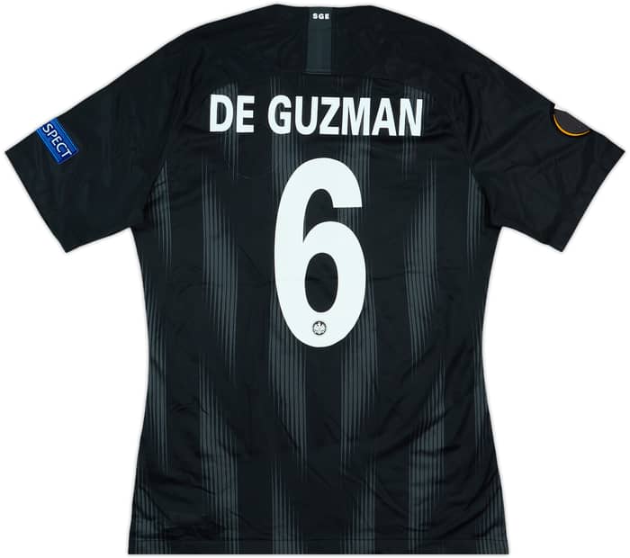 2018-19 Eintracht Frankfurt Match Issue Europa League Home Shirt De Guzman #6