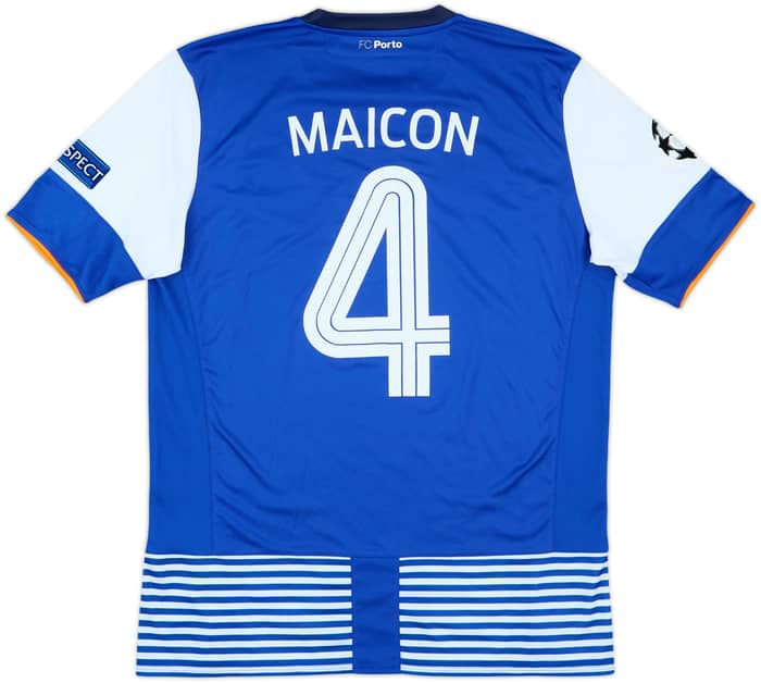 2015-16 Porto Match Issue Champions League Home Shirt Maicon #4