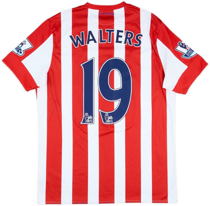 2015-16 Stoke City Match Issue Home Shirt Walters #19