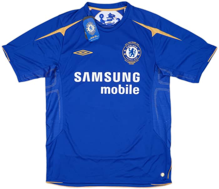 2005-06 Chelsea Centenary Home Shirt Drogba #15 (M)