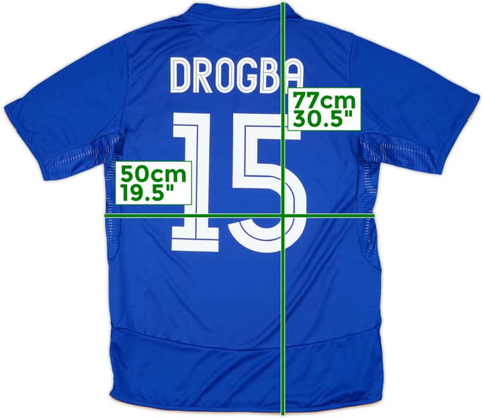 2005-06 Chelsea Centenary Home Shirt Drogba #15 (M)