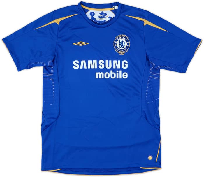 2005-06 Chelsea Centenary Home Shirt Lampard #8 - 7/10 - (XL.Boys)
