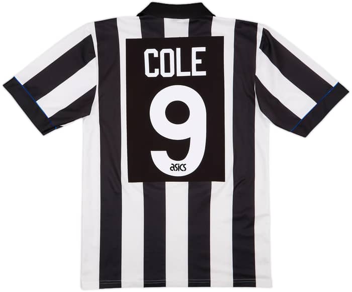 1993-95 Newcastle Home Shirt Cole #9 - 8/10 - (M)