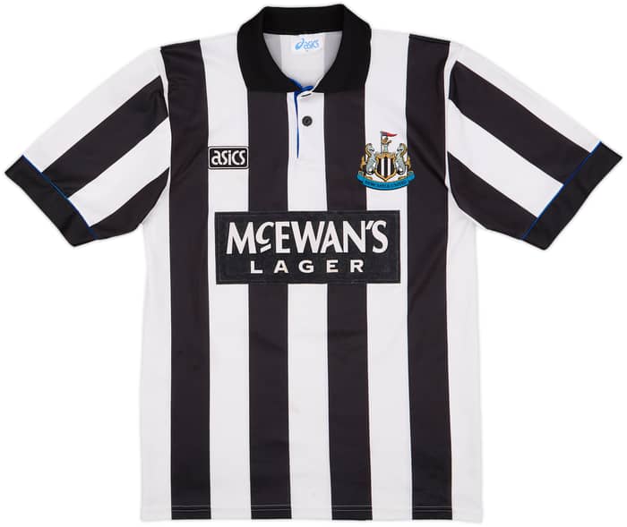1993-95 Newcastle Home Shirt Cole #9 - 8/10 - (M)