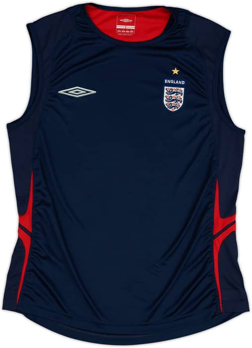 2006-07 England Umbro Training Vest - 9/10 - (L)