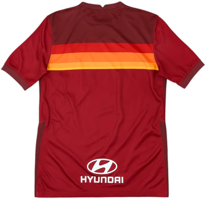 2020-21 Roma Home Shirt - 8/10 - (XL.Boys)