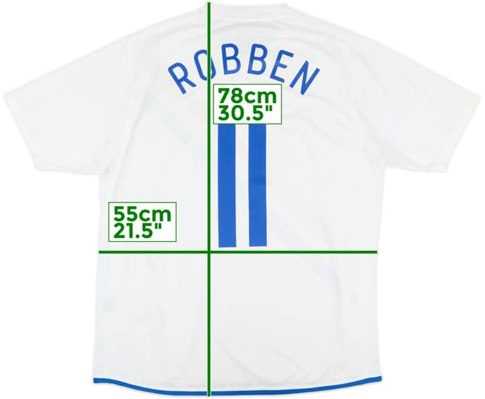 2006-08 Netherlands Away Shirt Robben #11 - 6/10 - (L)
