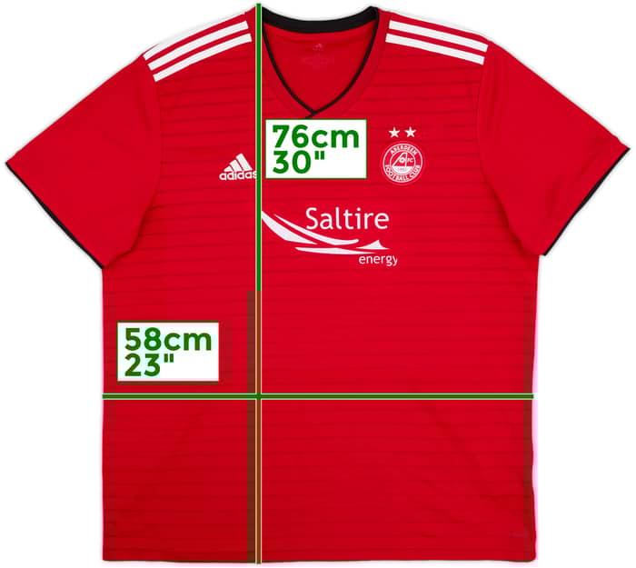 2018-19 Aberdeen Home Shirt - 8/10 - (XL)