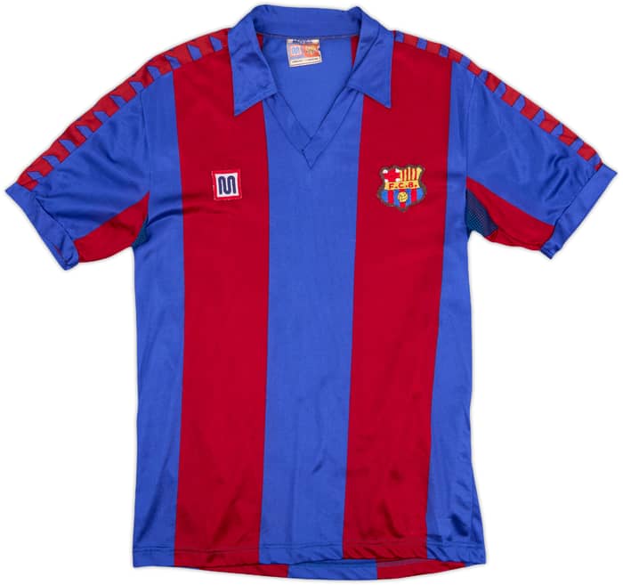 1984-89 Barcelona Home Shirt - 8/10 - (S)