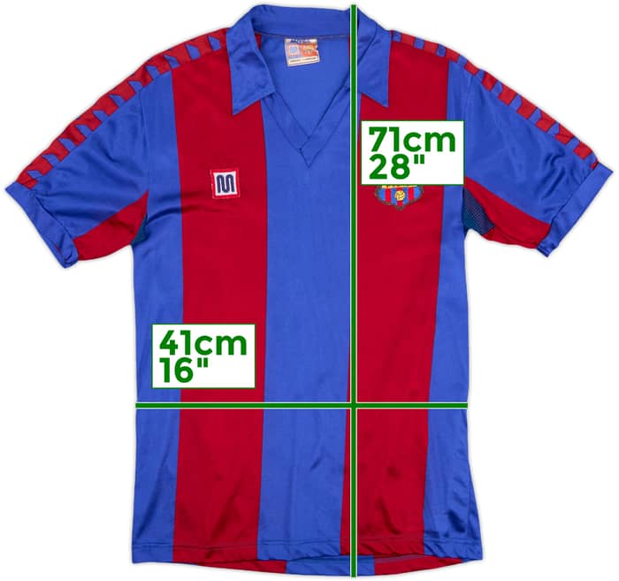 1984-89 Barcelona Home Shirt - 8/10 - (S)