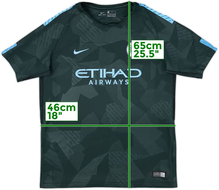 2017-18 Manchester City Third Shirt - 7/10 - (XL.Boys)