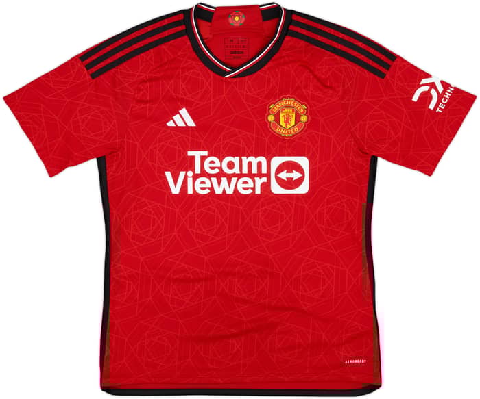 2023-24 Manchester United Home Shirt Martinez #6 - 10/10 - (M)