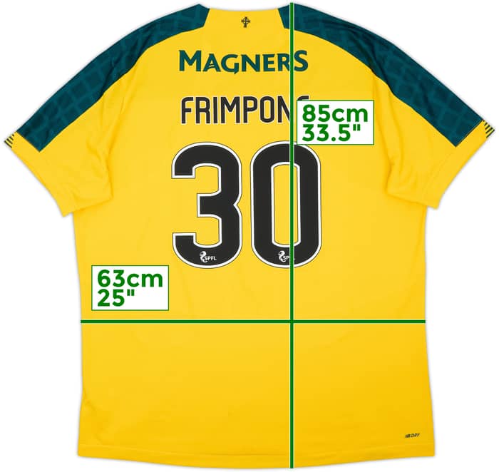 Camiseta de visitante del Celtic 2019-20 Frimpong #30 - 6/10 - (XXL)