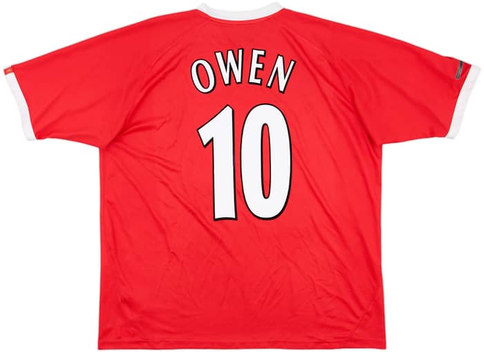 2001-03 Liverpool CL Shirt Owen #10 - 8/10 - (XXL)