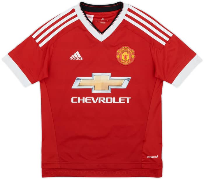 2015-16 Manchester United Home Shirt Rooney #10 - 8/10 - (M.Boys)