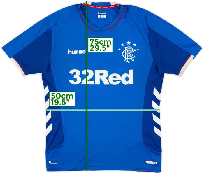 2018-19 Rangers Home Shirt - 7/10 - (L)