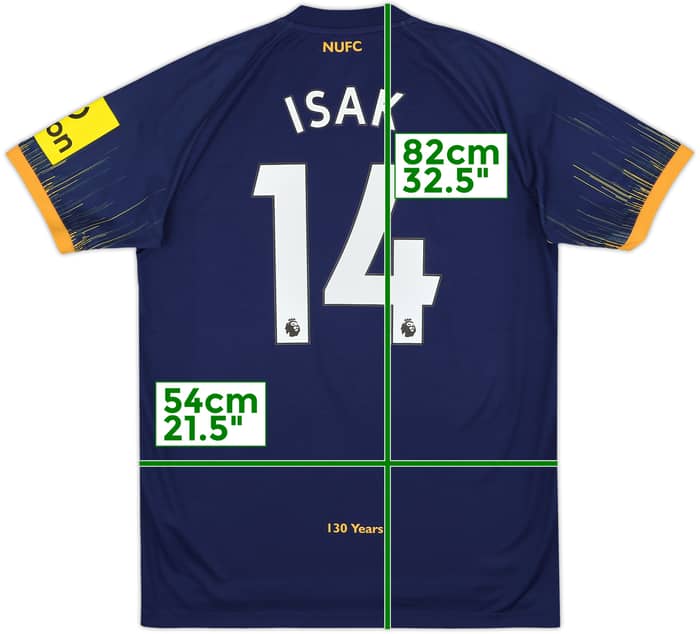 2022-23 Newcastle Away Shirt Isak #14 - 8/10 - (L)