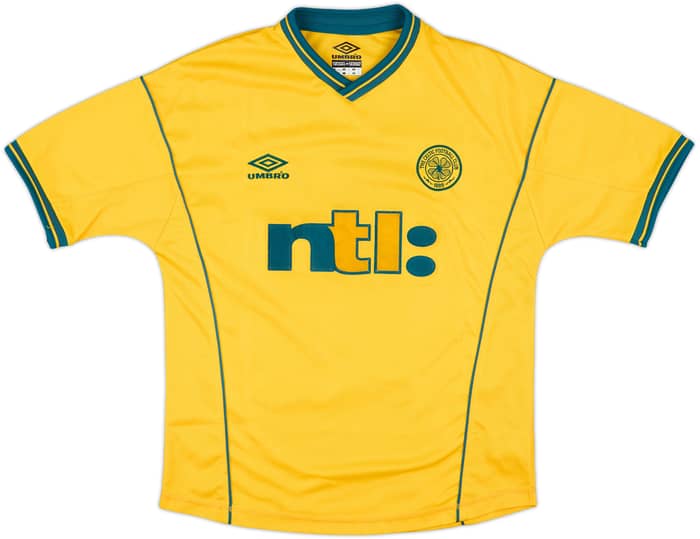 2000-02 Celtic Away Shirt Larsson #7 - 8/10 - (Y)