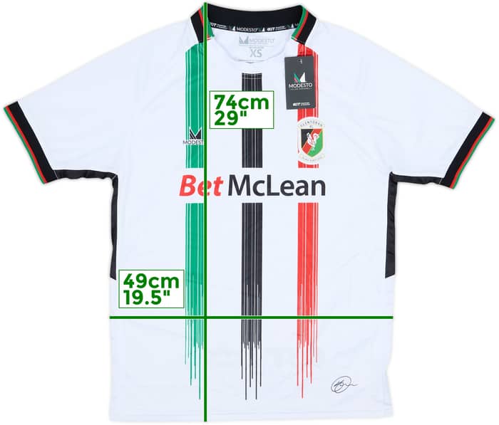 2022-23 Glentoran Testimonial Shirt (XS)
