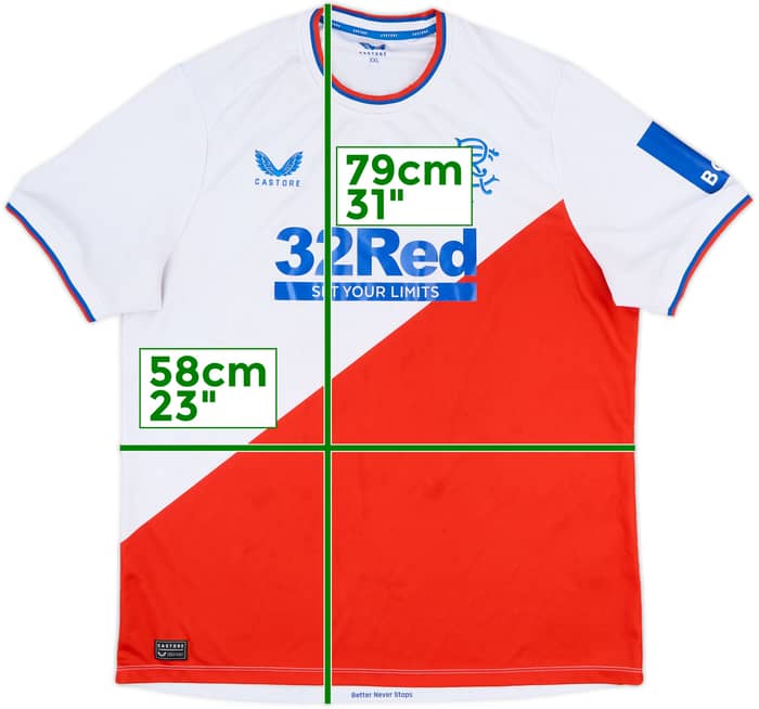 2022-23 Rangers Away Shirt - 5/10 - (XXL)